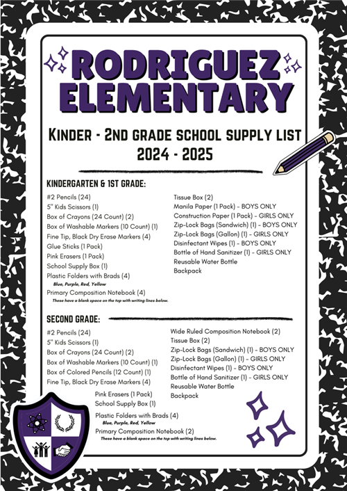Rodriguez Elementary Kinder-2nd